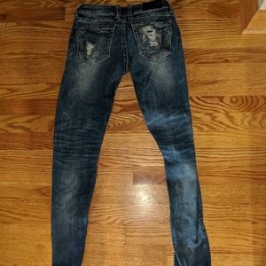 Women's Buckle Black skinny jeans